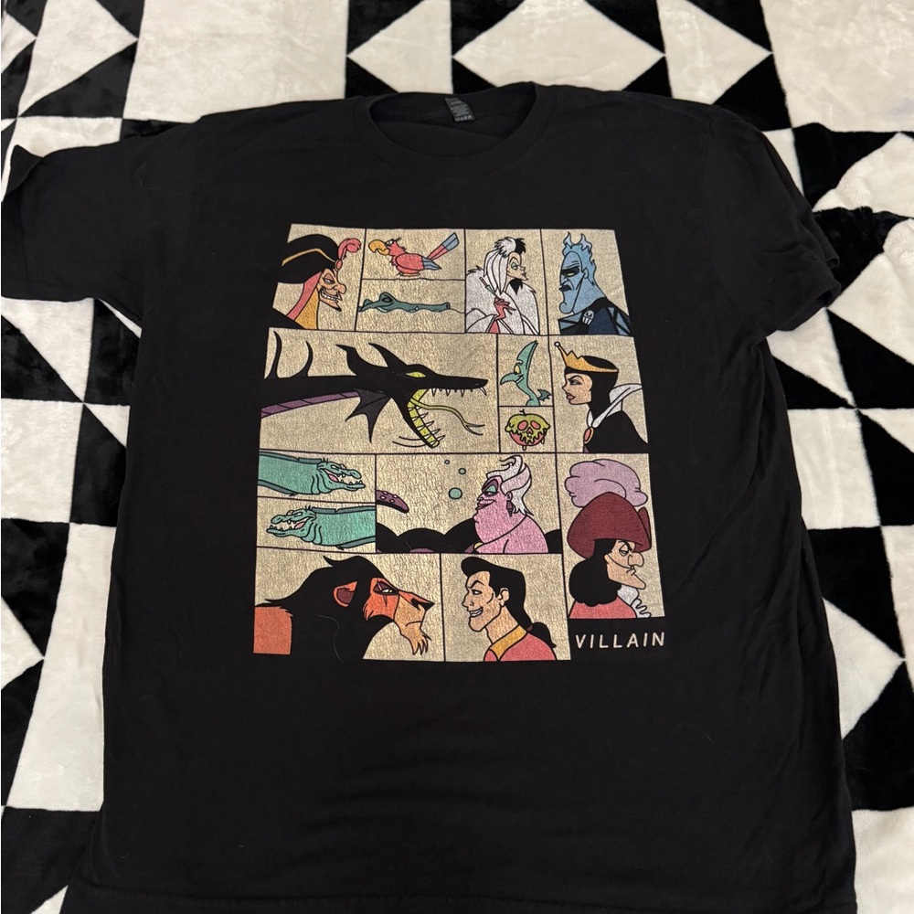 Black Disney villains shirt